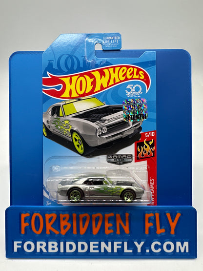 Hot Wheels Mainline - Factory Stickered 2018 - Exclusive Zamac Edition #12/18 - Custom ‘67 Pontiac Firebird