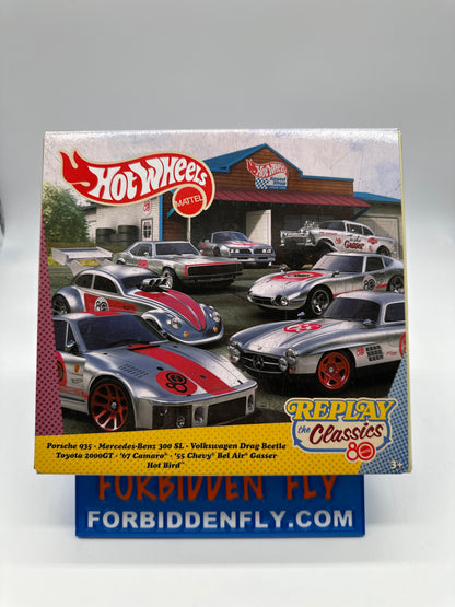 Hot Wheels - 2025 Mattel 80th Anniversary Replay The Classics - Boxed Set of 7