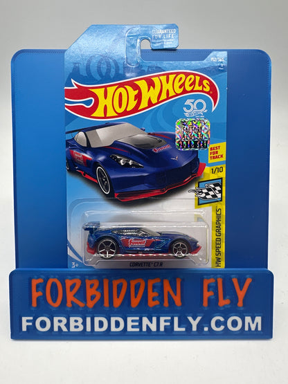 Hot Wheels Mainline - Factory Stickered 2018 - Corvette C7.R - Lot Of 2