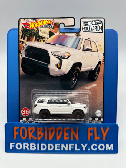 Hot Wheels Boulevard - #36 International/Import Stickers - White ‘18 Toyota 4Runner - Single Car