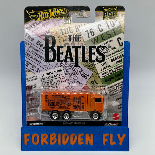 Hot Wheels Premium - Pop Culture 2024 Mix B - The Beatles “Ticket Stub” Hiway Hauler - Orange