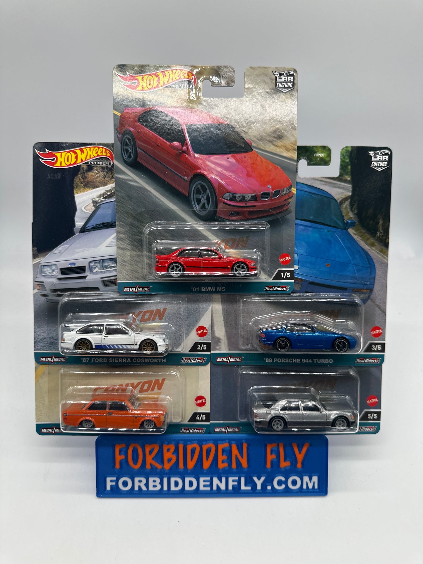 Hot Wheels Car Culture -  2023 Canyon Warriors Premium Set of 5