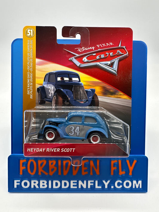 Disney Pixar Cars Movie - Doc’s Racing Days Series - Heyday River Scott