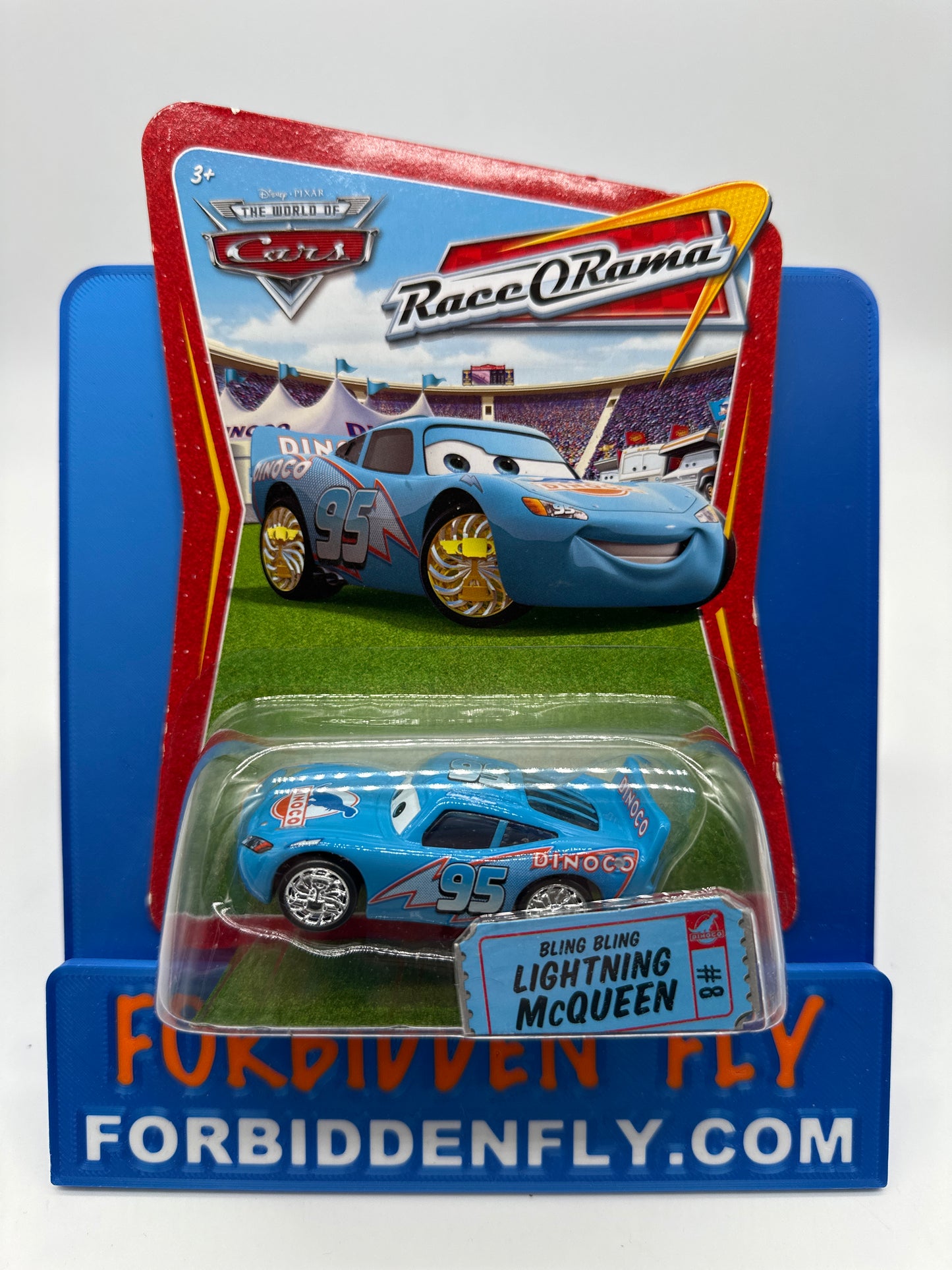Disney Pixar Cars Movie - Race O Rama - Bling Bling Lightning McQueen