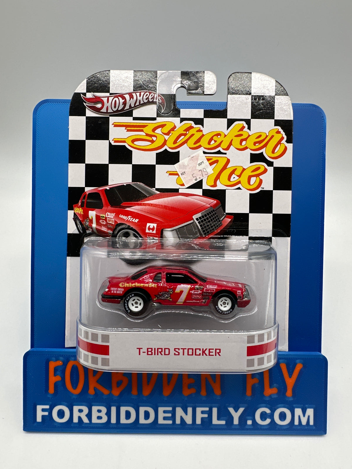 Hot Wheels 2013 Retro Entertainment Premium Single - Stroker Ace - T-Bird Stocker (Movie Reel Packaging)