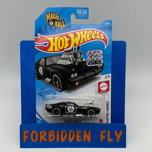 Hot Wheels Mainline - Factory Stickered 2021 - Black Magic 8 Ball Rodger Dodger