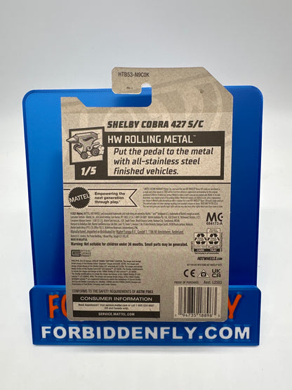 Hot Wheels 2024 K/L Case - HW Rolling Metal Shelby Cobra 427 S/C - Silver