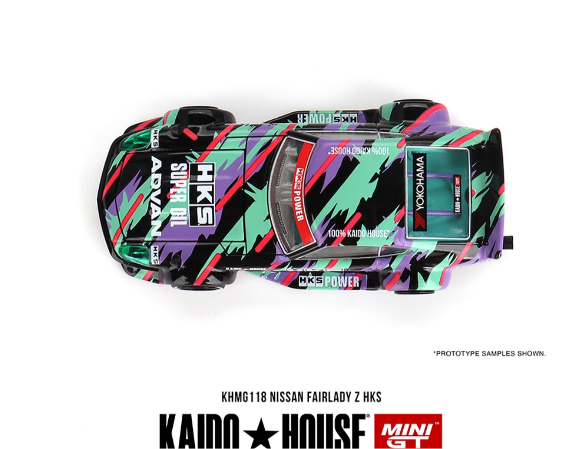 Kaido House (x MiniGT) - Regular Release #118 - Nissan Fairlady Z HKS V1