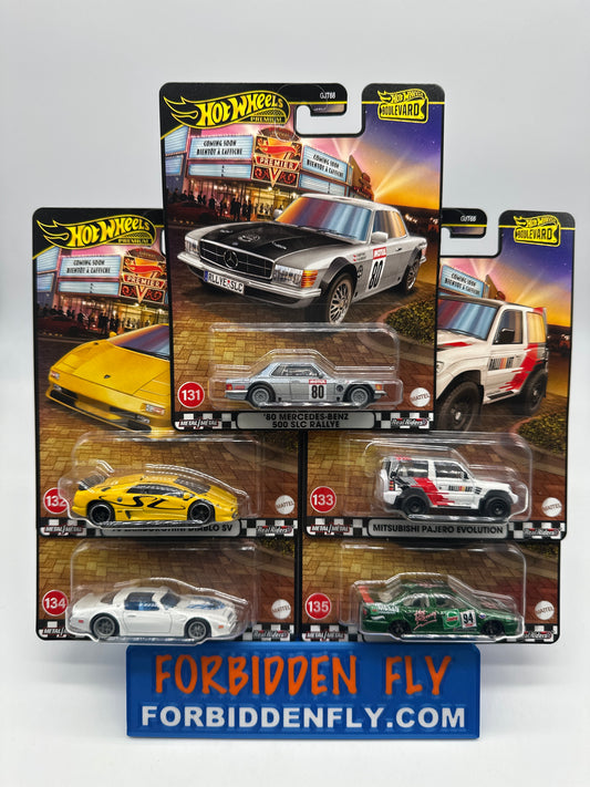 Hot Wheels Premium - Wal Mart Boulevard Series (#131-135) Set of 5