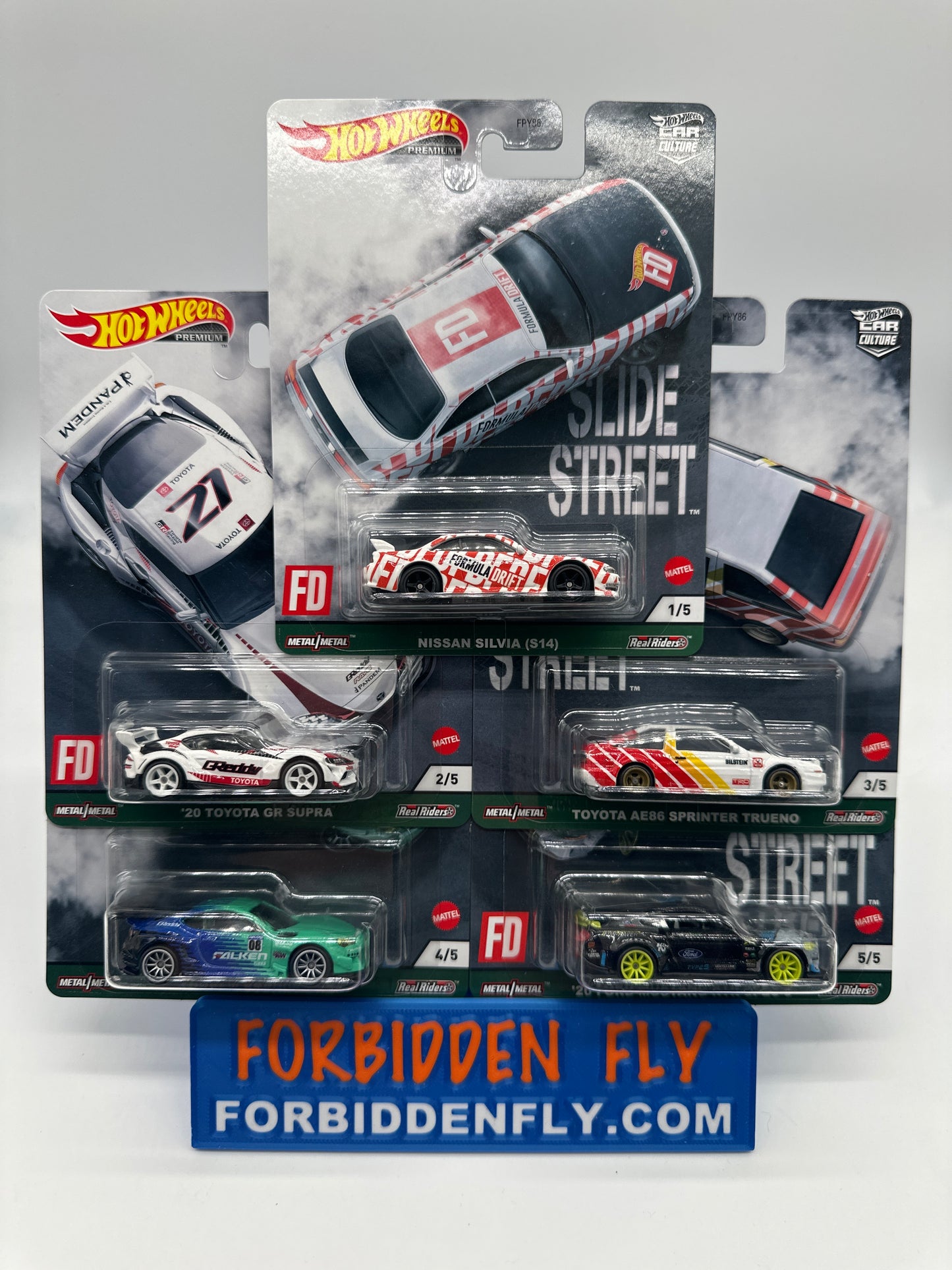 Hot Wheels Car Culture Premium - Slide Street Series 1 Complete Set of 5