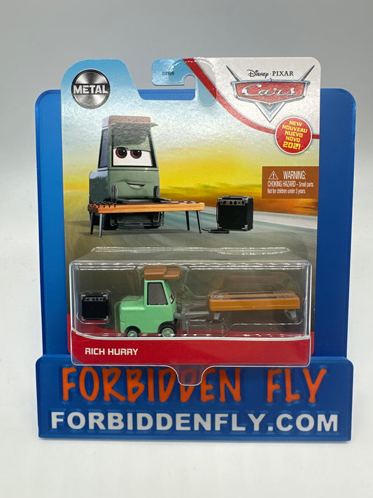 Disney Pixar Cars Movie - Metal Logo Card Release - Rich Hurry