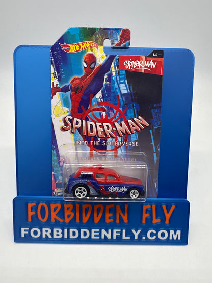 Hot Wheels - 2018 Wal Mart Exclusive Marvel Spider-Man Into The Universe Series - Complete Set of 6