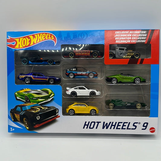 Hot Wheels 9 Pack - 2021 w/ Exclusive Gray Bone Shaker