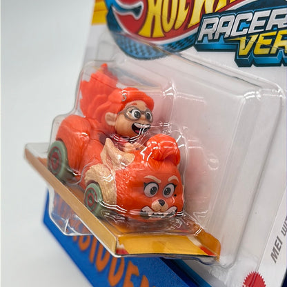 Hot Wheels - 2023 Racer Verse - Disney Pixar Red - Mei with Red Panda Ming Car