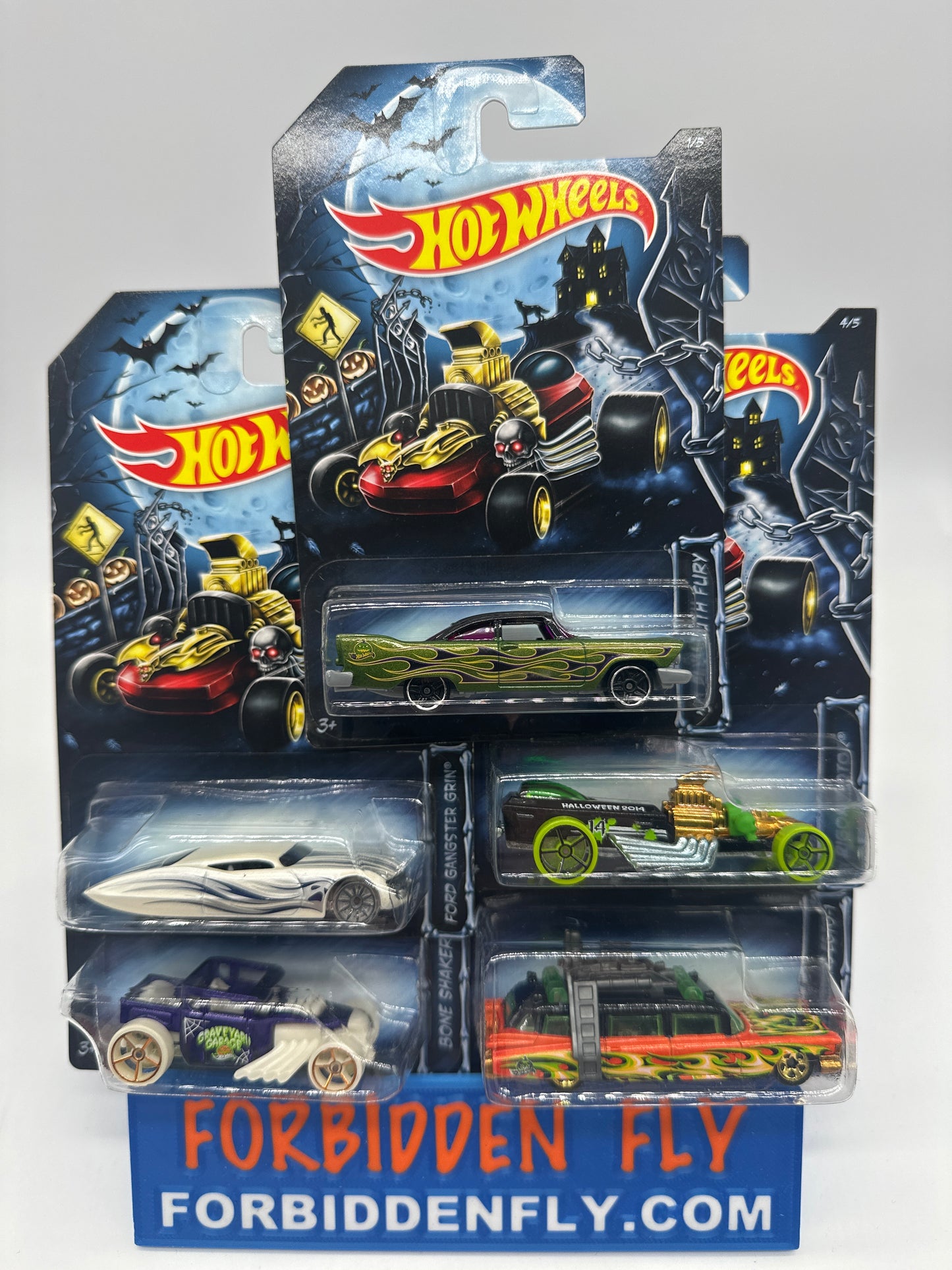 Hot Wheels Mainline - 2014 Halloween Series - Complete Set of 5