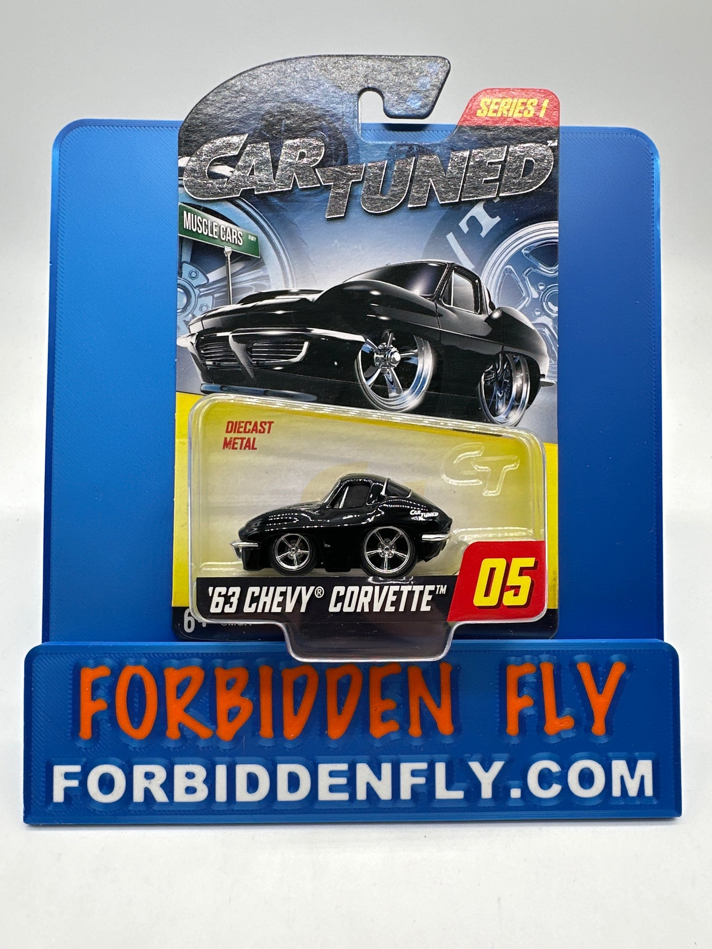 CarTuned - Walgreens Exclusive - Series 1 - #5 - Black ‘63 Chevy Corvette