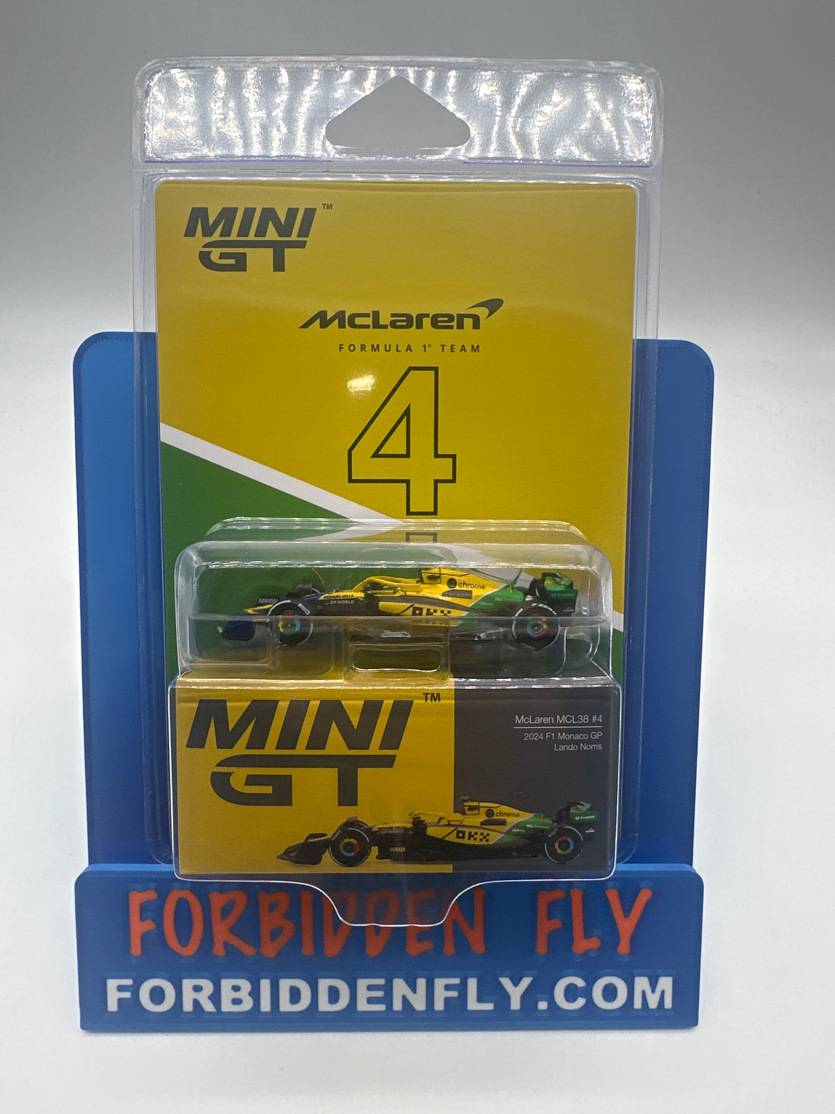 Mini GT Regular Release #1164 - McLaren MCL38 #4 - 2024 F1 Monaco GP - Lando Norris