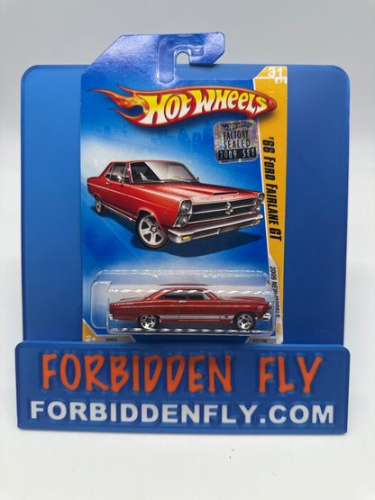 Hot Wheels Mainline - 2009 Factory Stickered - 2009 New Model Series - ‘66 Ford Fairlane GT - Lot Of 2