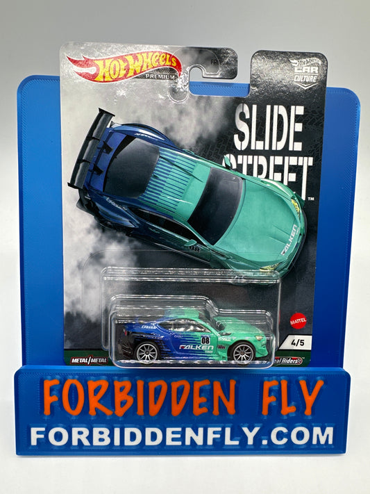 Hot Wheels Car Culture Premium - Slide Street Series Single - #4/5 - Pandem Subaru BRZ - Falken Livery