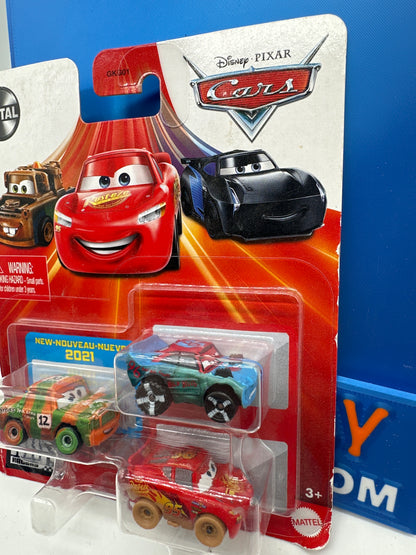 Disney Pixar Cars Movie - Metal Mini Racers 3 Pack - 2021 Thunder Hollow
