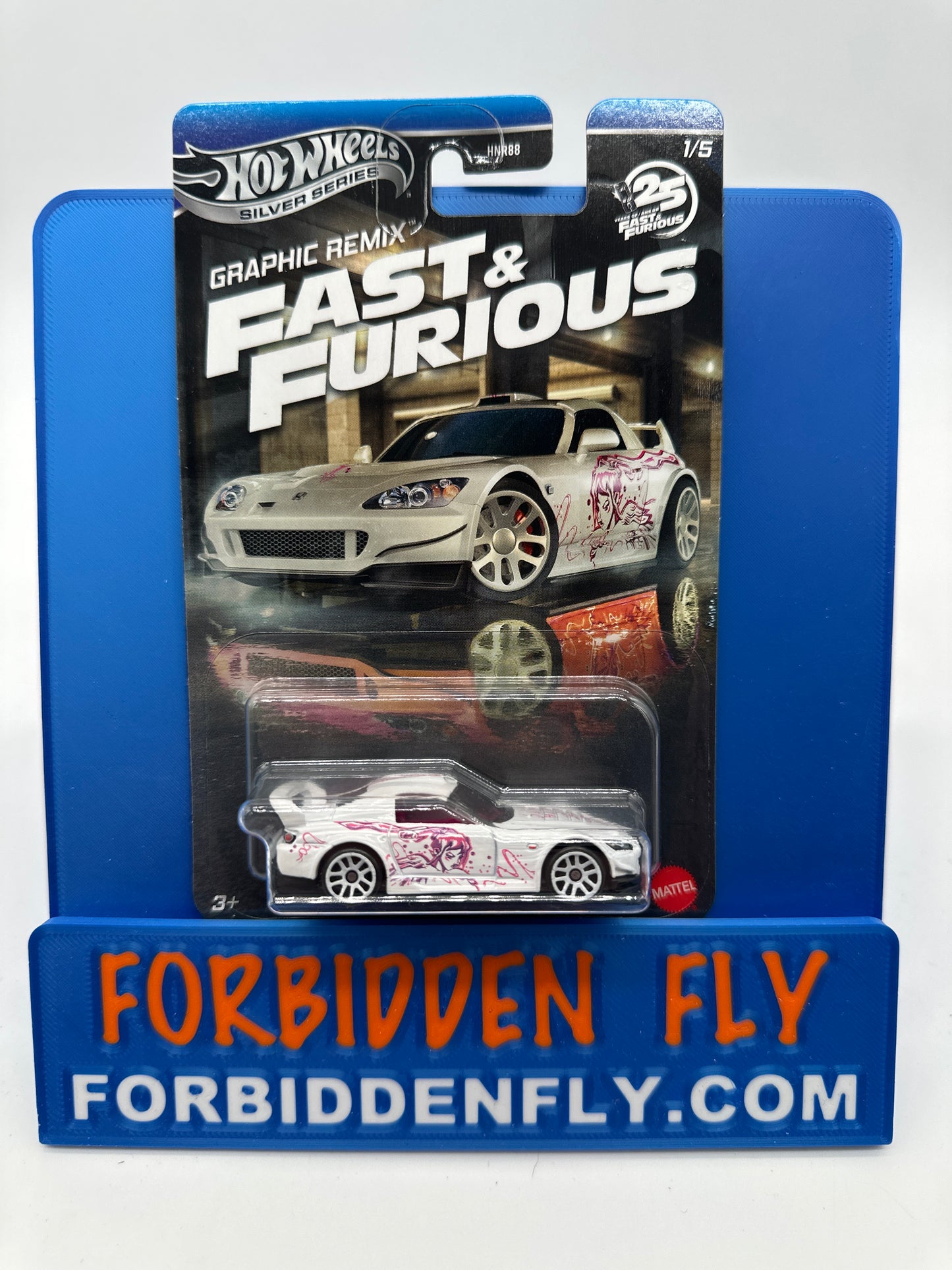 Hot Wheels 2025 Silver Series - Wal Mart Exclusive - Fast & Furious Graphic Remix Series - Complete Set Of 5