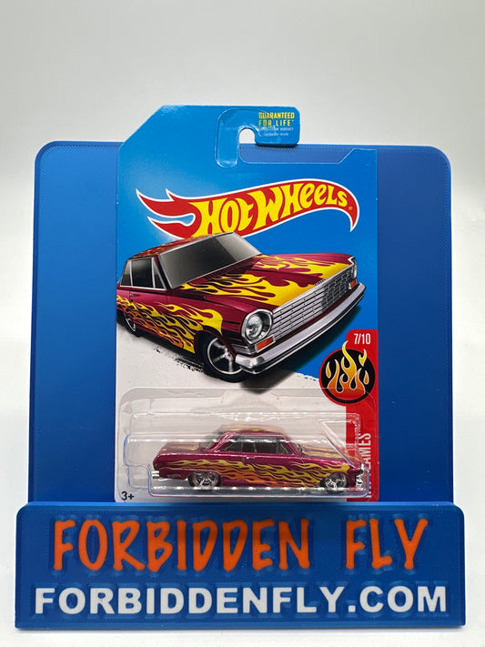 Hot Wheels Super Treasure Hunt - 2017 A Case - ‘63 Chevy II