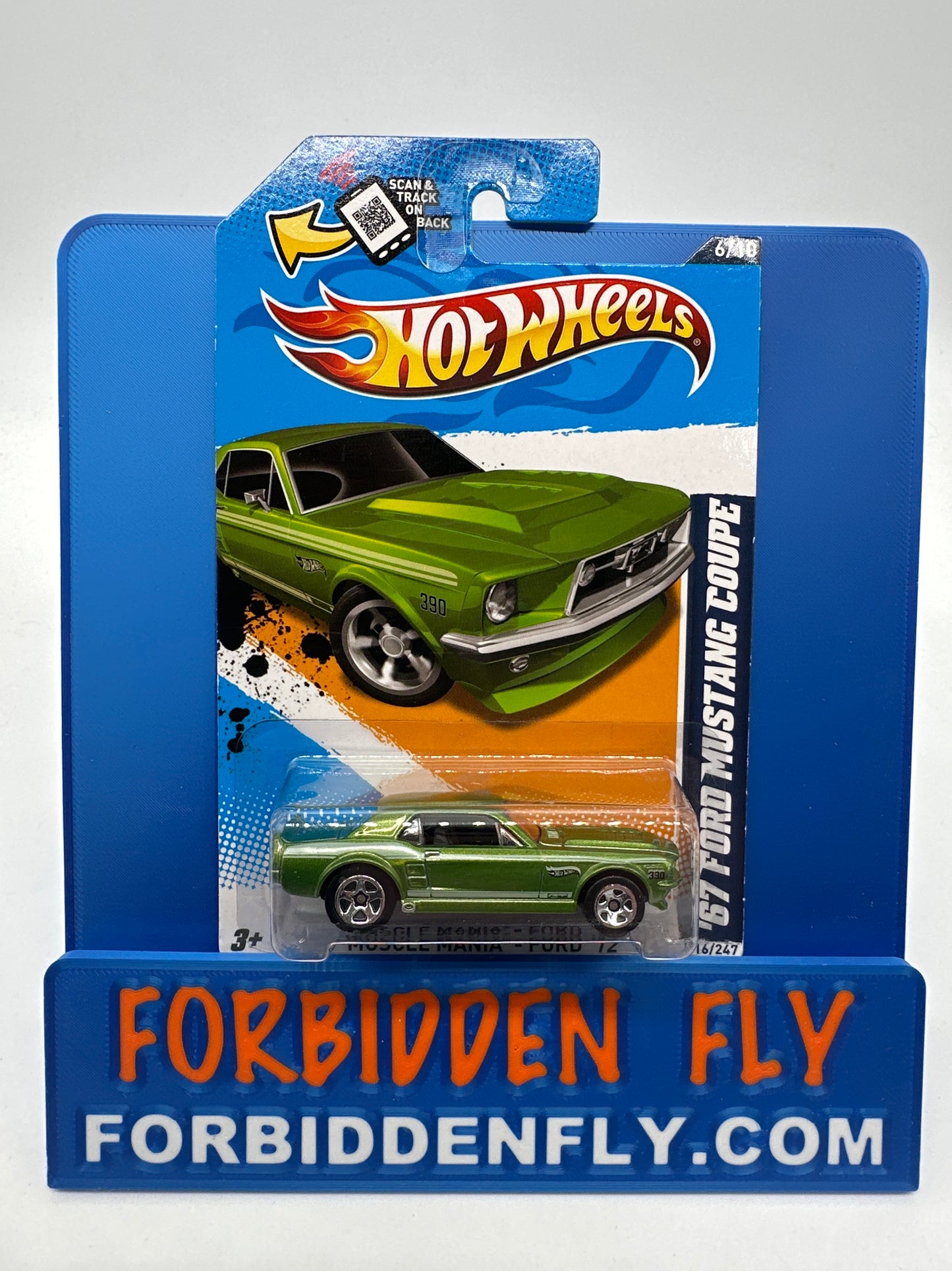 Hot Wheels 2012 Muscle Mania - ‘67 Ford Mustang Coupe - Green