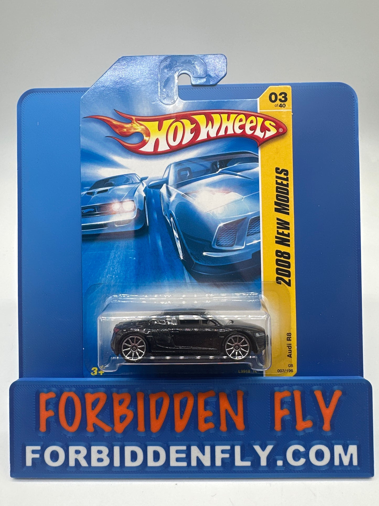 Hot Wheels Mainline - 2008 Mew Models Series - Audi R8 - Black