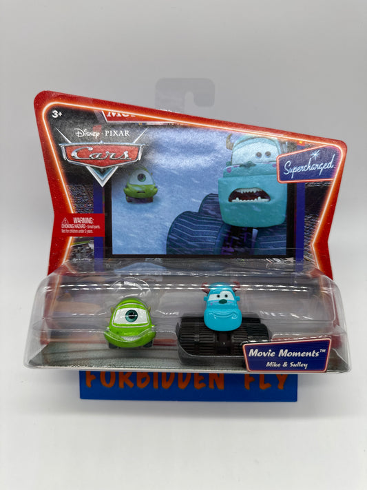 Disney Pixar Cars Movie - Supercharged Two Pack - Movie Moments Mike & Sulley (Monsters Inc)