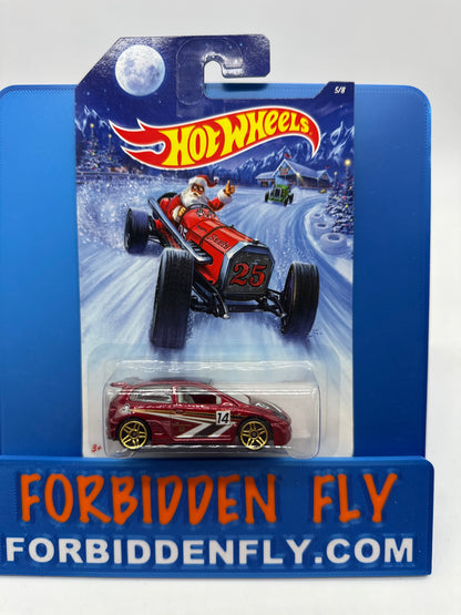 Hot Wheels - Wal Mart Exclusive 2014 Holiday Hot Rods Series - Complete Set of 8