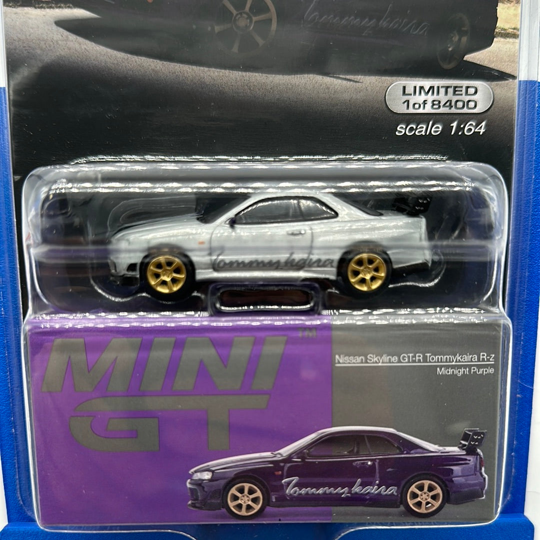 Mini GT Raw Chase #616 - Midnight Purple Nissan Skyline GT-R Tommykaira R-z