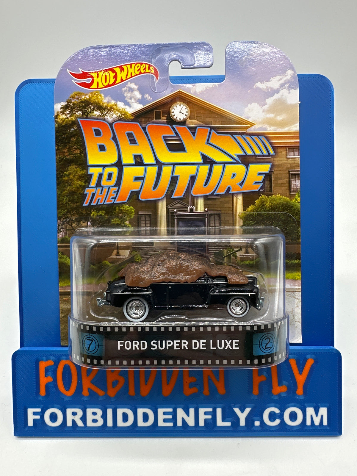 Hot Wheels 2014 Retro Entertainment Premium Single - Back to the Future - Ford Super De Luxe (Movie Reel Packaging)