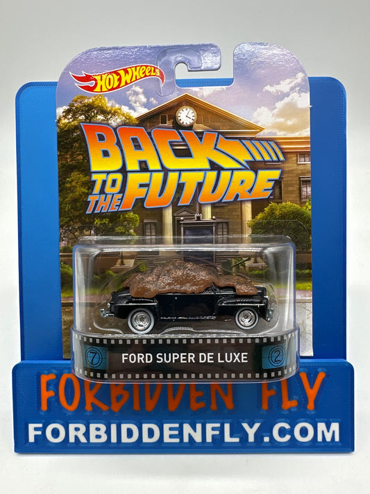 Hot Wheels 2014 Retro Entertainment Premium Single - Back to the Future - Ford Super De Luxe (Movie Reel Packaging)