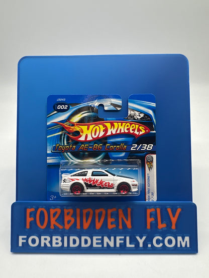 Hot Wheels Mainline - 2006 First Editions - Toyota AE-86 Corolla - International Short Card