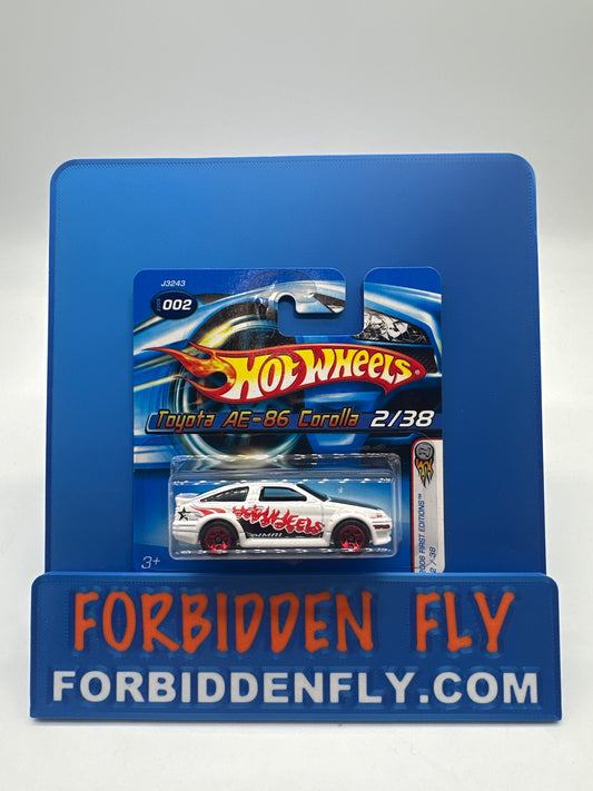 Hot Wheels Mainline - 2006 First Editions - Toyota AE-86 Corolla - International Short Card