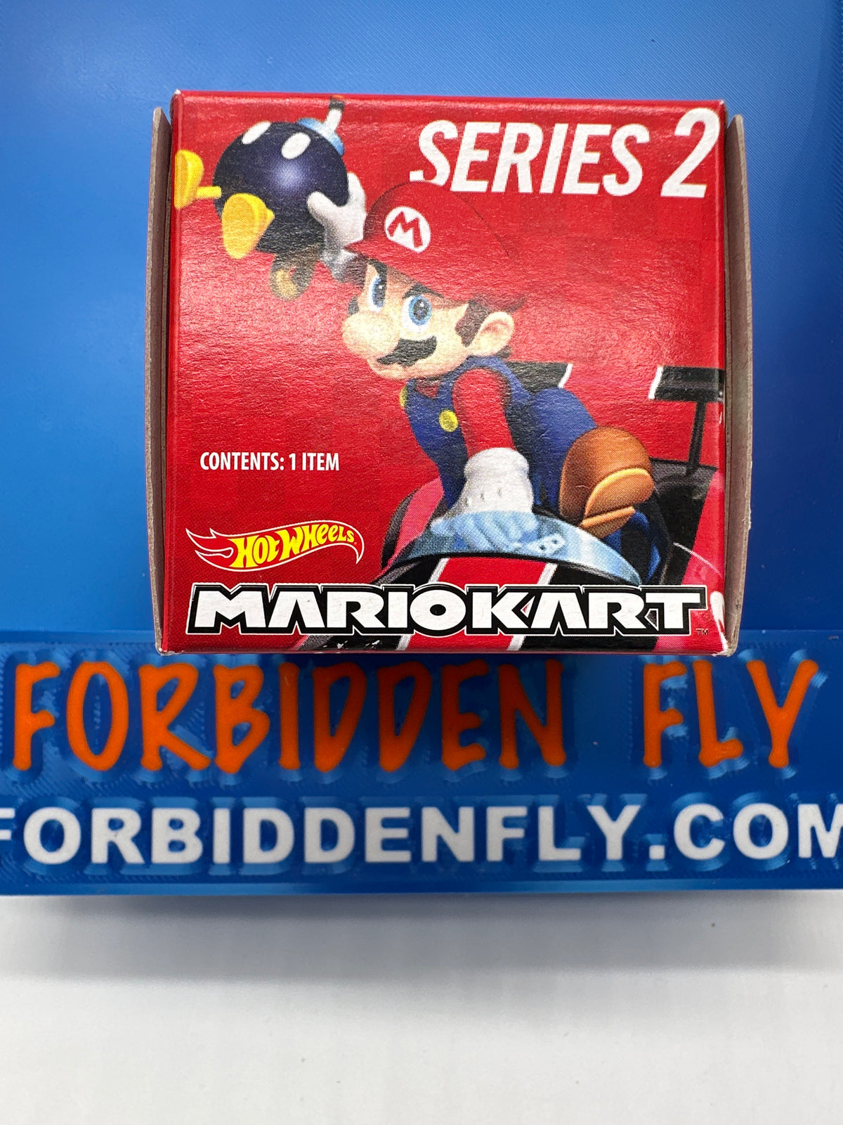 Hot Wheels Mario Kart - Blind Boxes Series 2 - Wheeled Figure #8 Red Shell