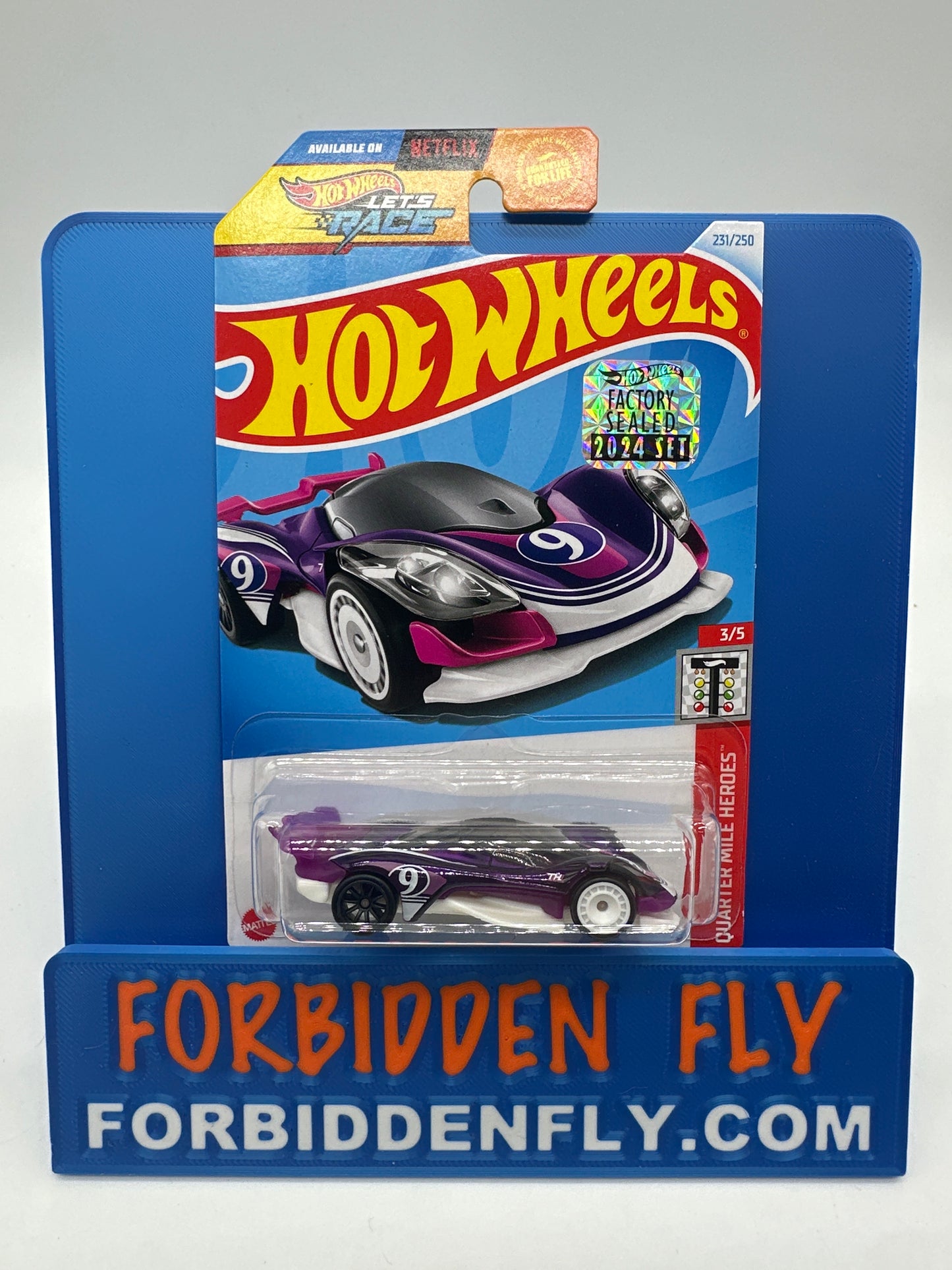 Hot Wheels Super Treasure Hunt - 2024 N Case Factory Stickered - Celero GT