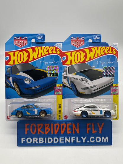 Hot Wheels Mainline - Factory Stickered 2024 - ‘96 Porsche Carrera - Lot Of 2