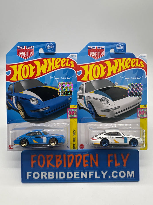 Hot Wheels Mainline - Factory Stickered 2024 - ‘96 Porsche Carrera - Lot Of 2
