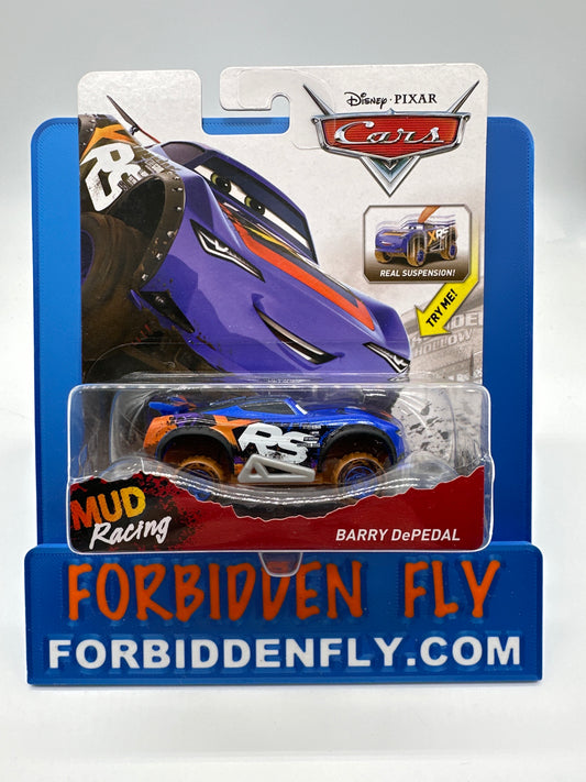 Disney Pixar Cars Movie - Mud Racing Series - Barry DePedal