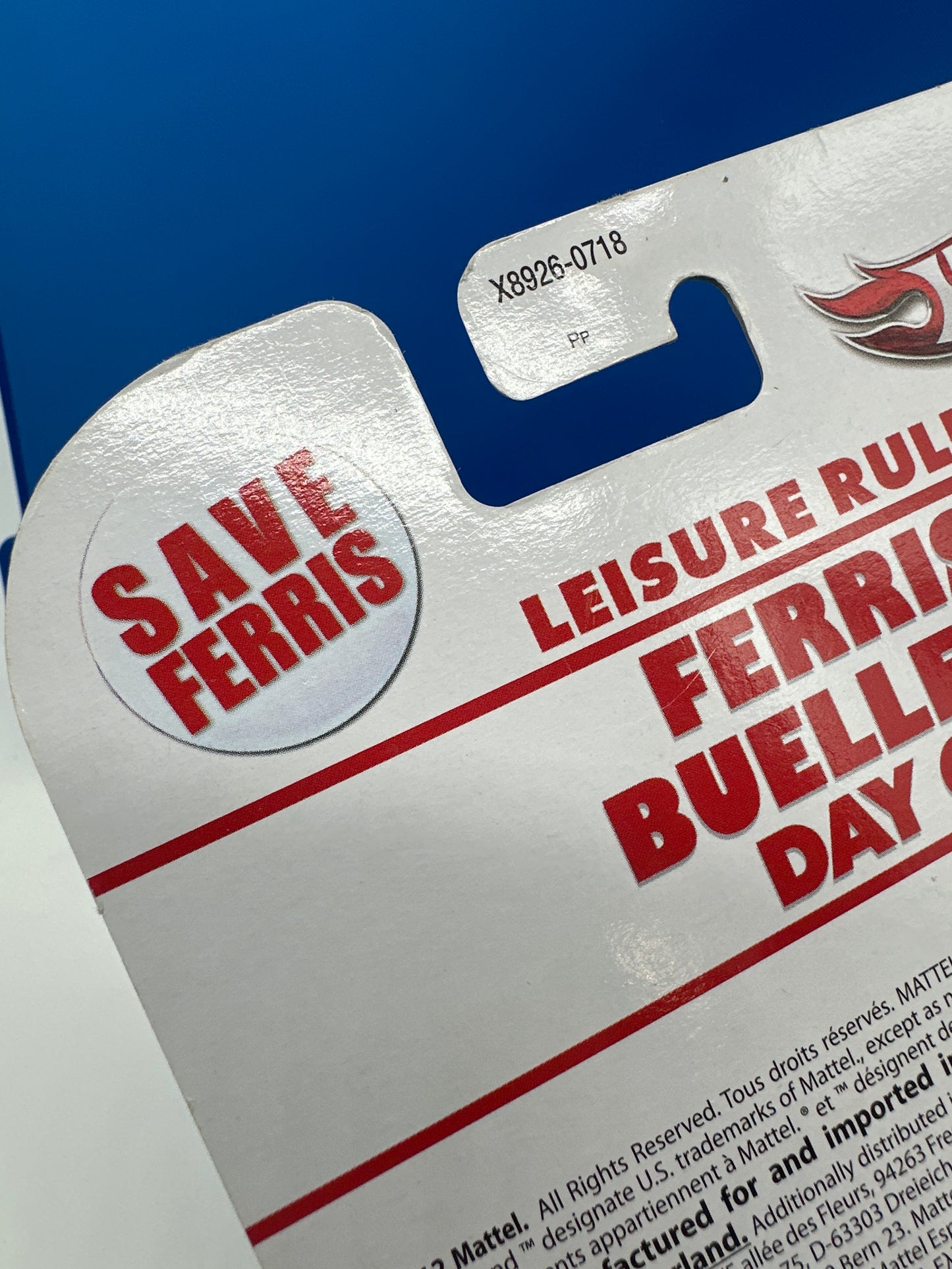 Hot Wheels 2013 Retro Entertainment Premium Single - Ferris Bueller’s Day Off - ‘84 Pontiac Fiero (Movie Reel Packaging)