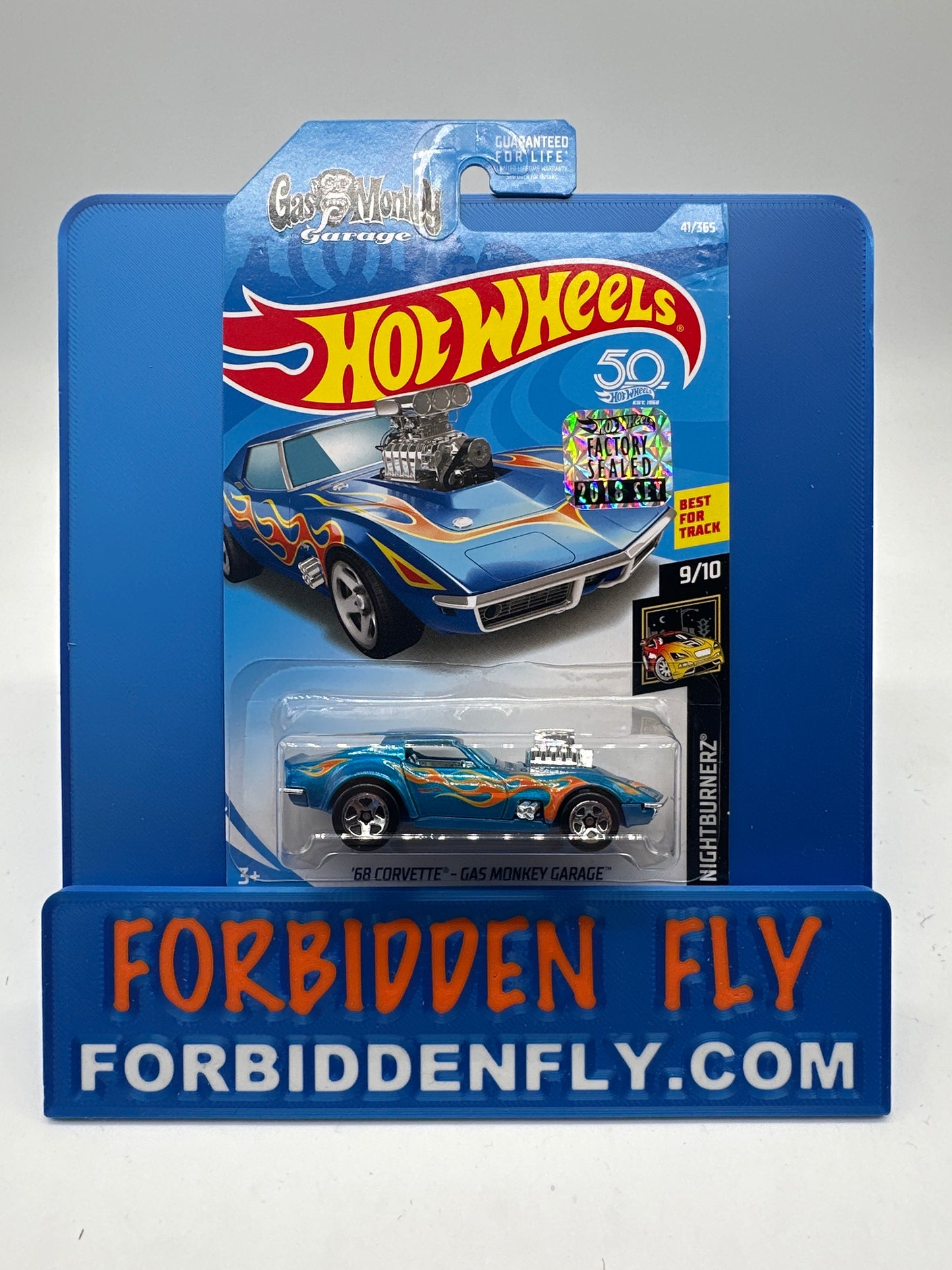 Hot Wheels Mainline - Factory Stickered 2018 - Gas Monkey Garage ‘68 Corvette