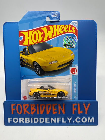 Hot Wheels Mainline - Factory Stickered 2024 - ‘91 Mazda MX-5 Miata - Lot Of 2