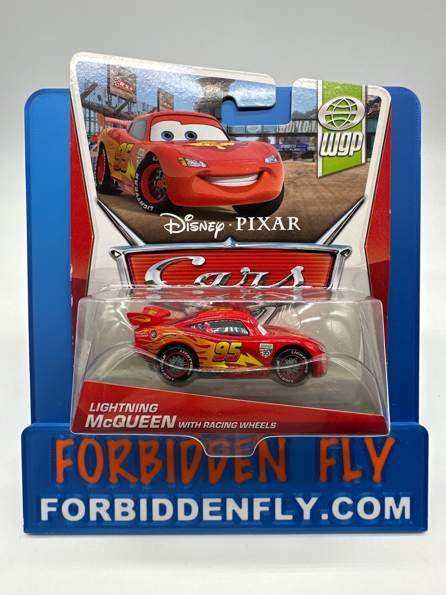 Disney Pixar Cars Movie - WGP Series - Lightning McQueen with Racing Wheels
