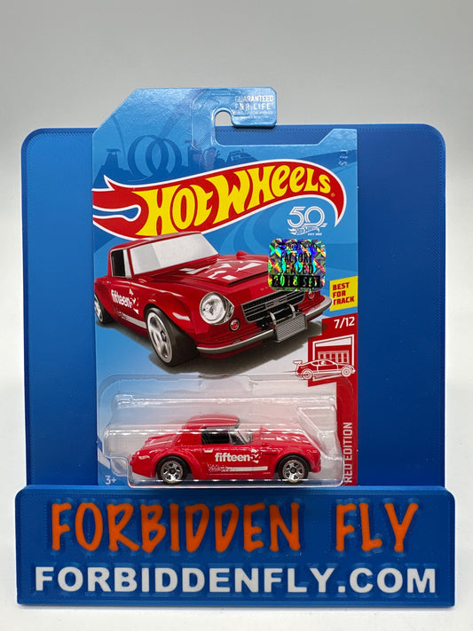 Hot Wheels 2018 Factory Stickered Target Exclusive Red Edition #7/12 - Fairlady 2000