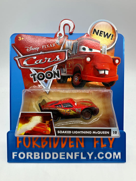 Disney Pixar Cars Movie - Cars Toon Series - Soaked Lightning McQueen