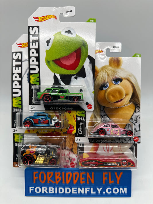 Hot Wheels Mainline - 2021 The Muppets Series - Complete Set of 5