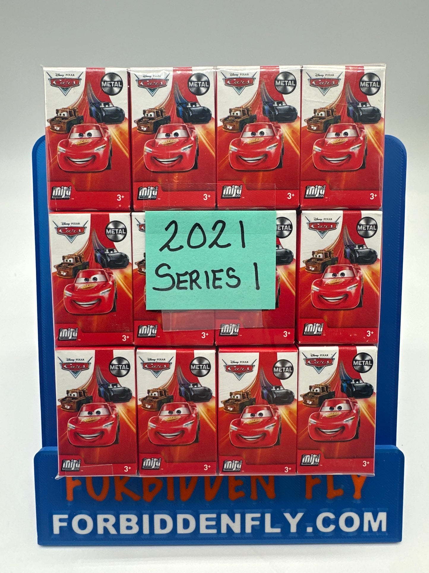 Disney Pixar Cars Movie Metal Mini Racers - 2021 Series 1 - Complete set of 12 (unopened)