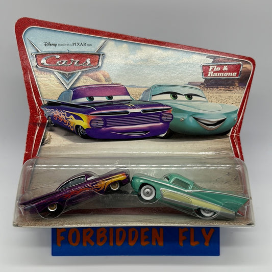 Disney Pixar Cars Movie - Original Desert Series Two Pack - Flo & Ramone