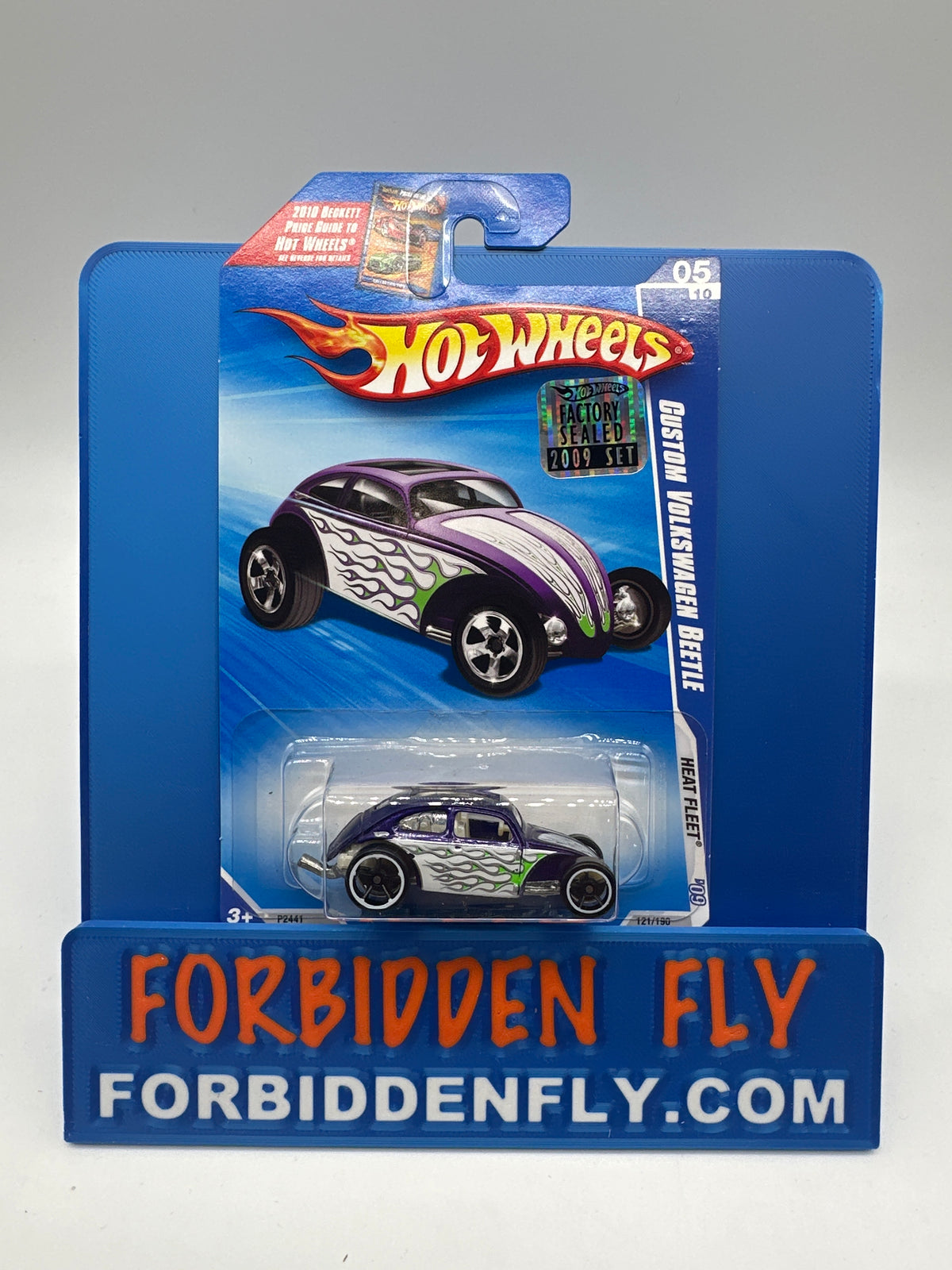Hot Wheels Mainline - 2009 Factory Stickered - Heat Fleet Series - Custom Volkswagen Beetle - Lot Of 3